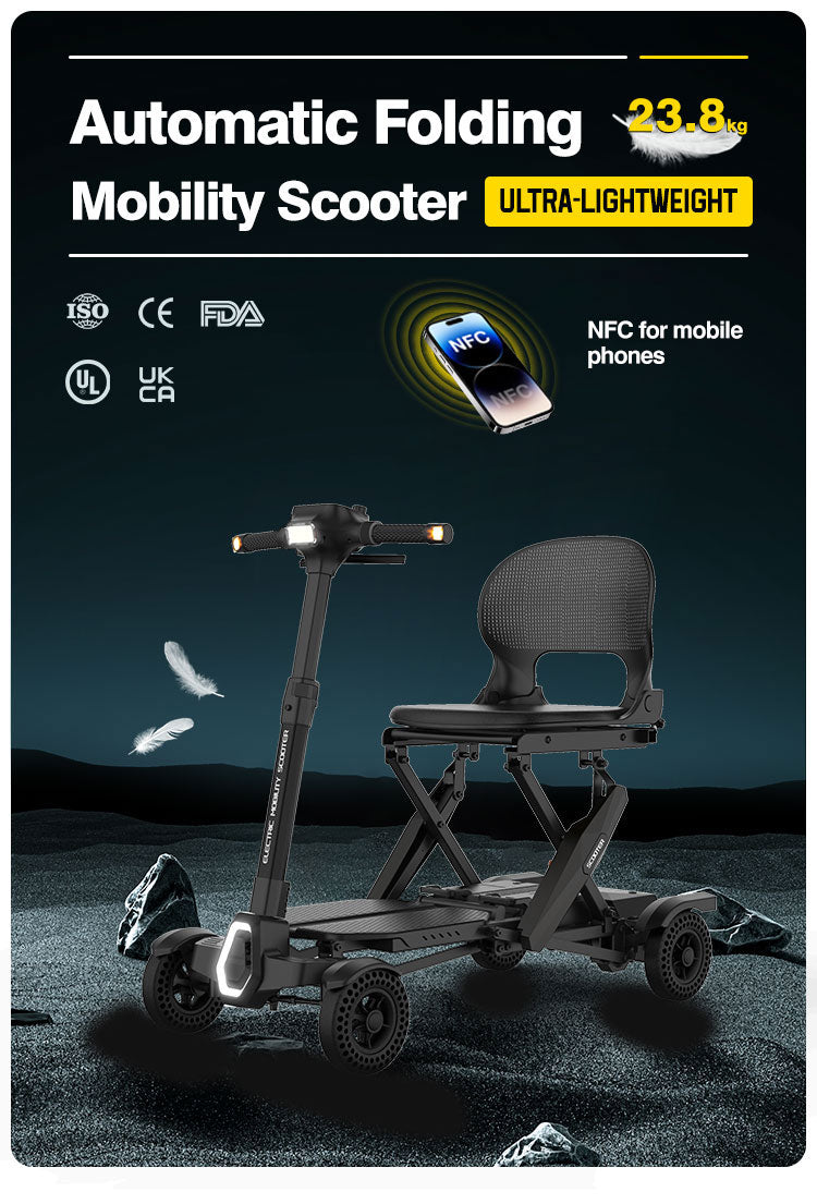 The manufacturers of the MS310AF Mobility Scooter adhere to the highest standards in manufacturing, including ISO, CE, FDA, and other accreditations.