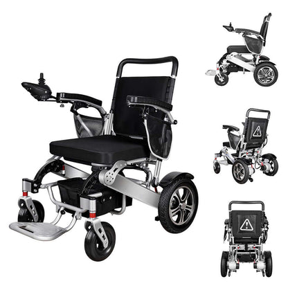 All angles of the MW8000 electric wheelchair.