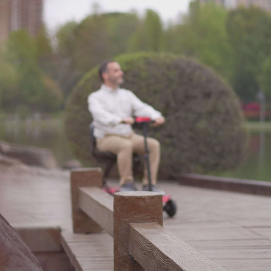 Video showcasing the versatility of the MS211AF mobility scooter